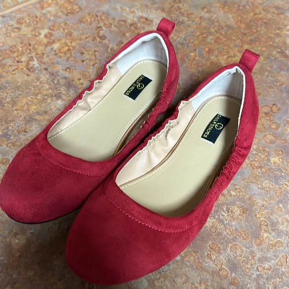 “Daily Shoes” 👞 red comfy ballerina style flats - Picture 6 of 6